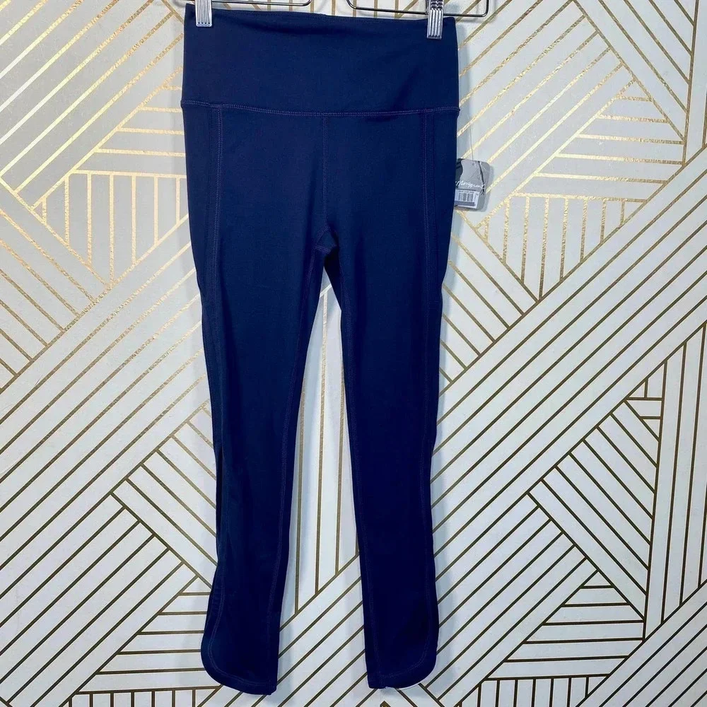 Free‎ People High-Rise 3/4 Infinity Leggings Navy